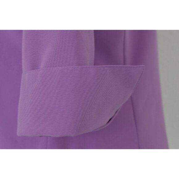Vintage 90s Purple Stretch Blouse by Kathy Chen |‎ size 8 - Picture 7 of 10